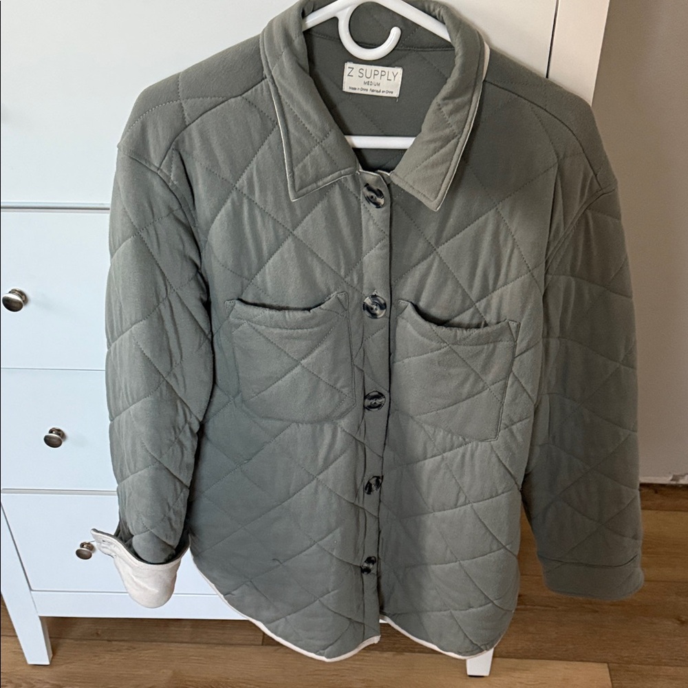 Z Supply Quilted Shacket